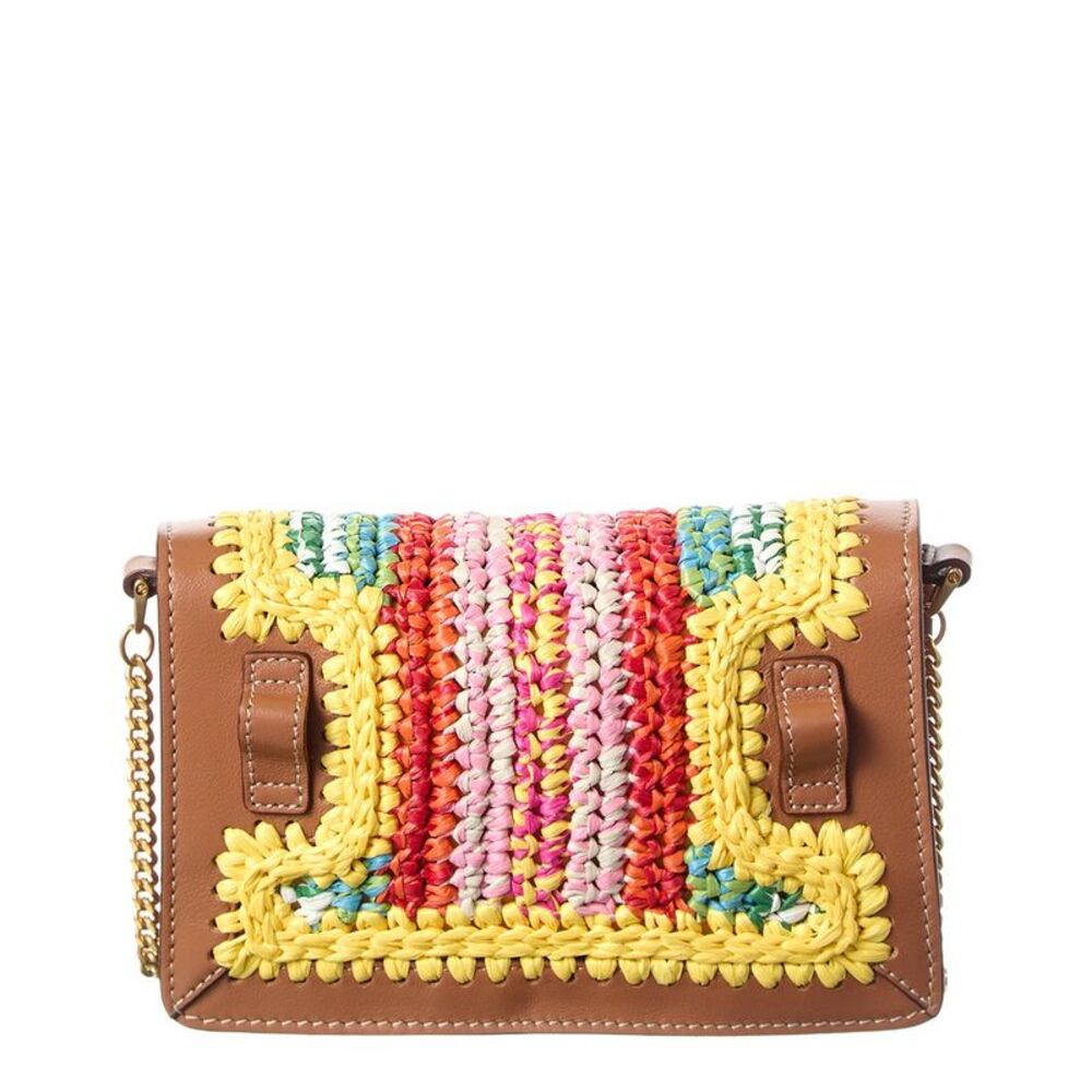 Tod’S Leather & Straw Belt Bag, Brown - Picture 2 of 4